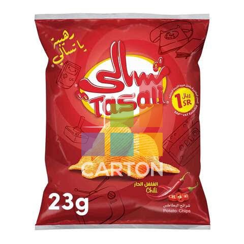 TASALI POTATO CHIPS CHILLI 5*12*23GM